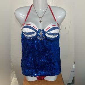Sequin Sailor costume by Foreplay